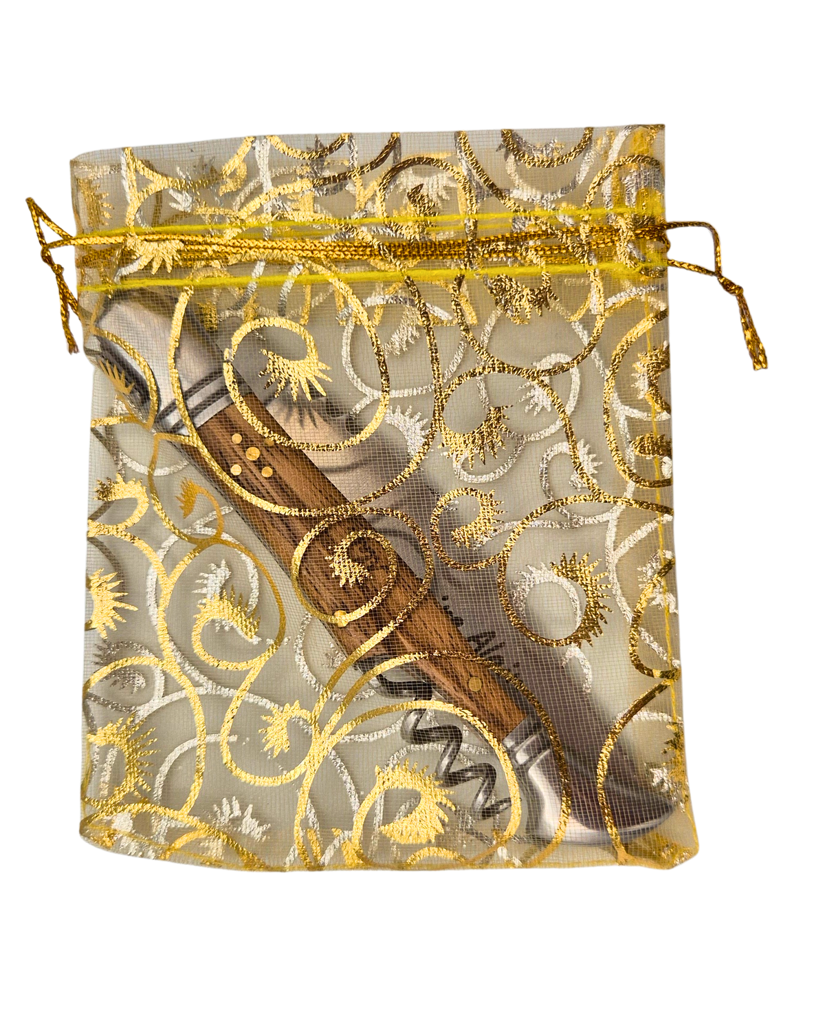 Couteau Laguiole personnalisé avec tire-bouchon – Gravure sur lame – 20 cm déplié