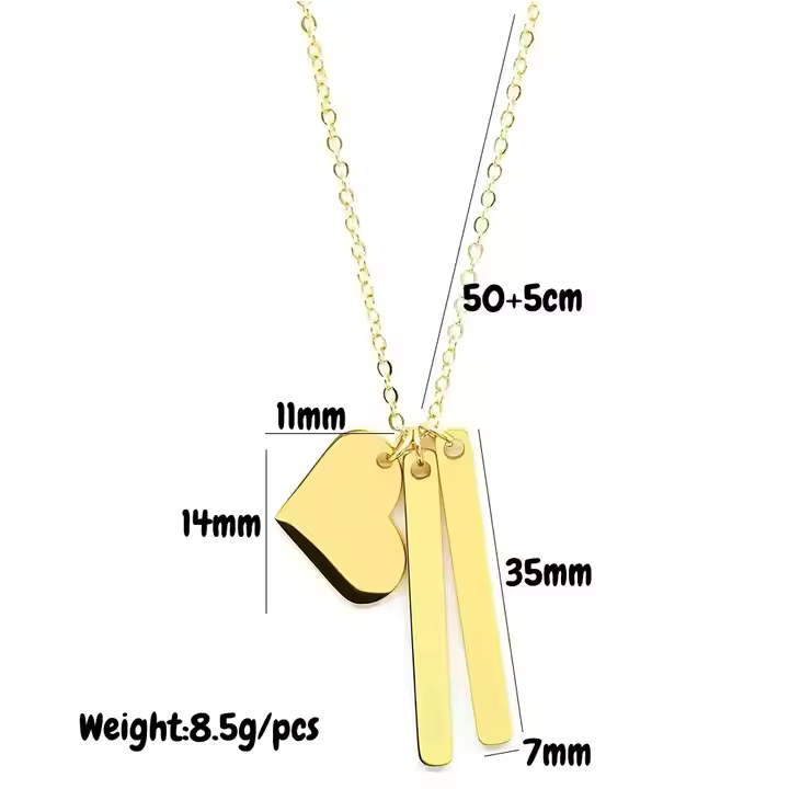 Collier pendentif personnalisé prénoms 3 médaillons (or ou argent)